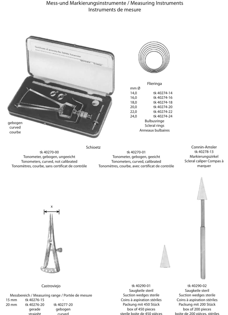 Измерительные инструменты — Офтальмология, с. 37