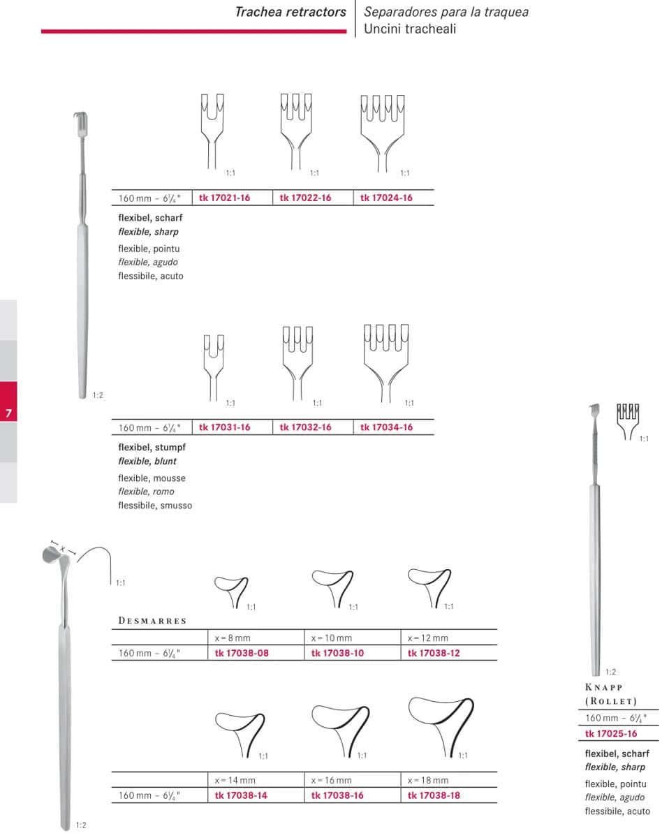 Трахеальные крючки — Пластическая хирургия, с. 91